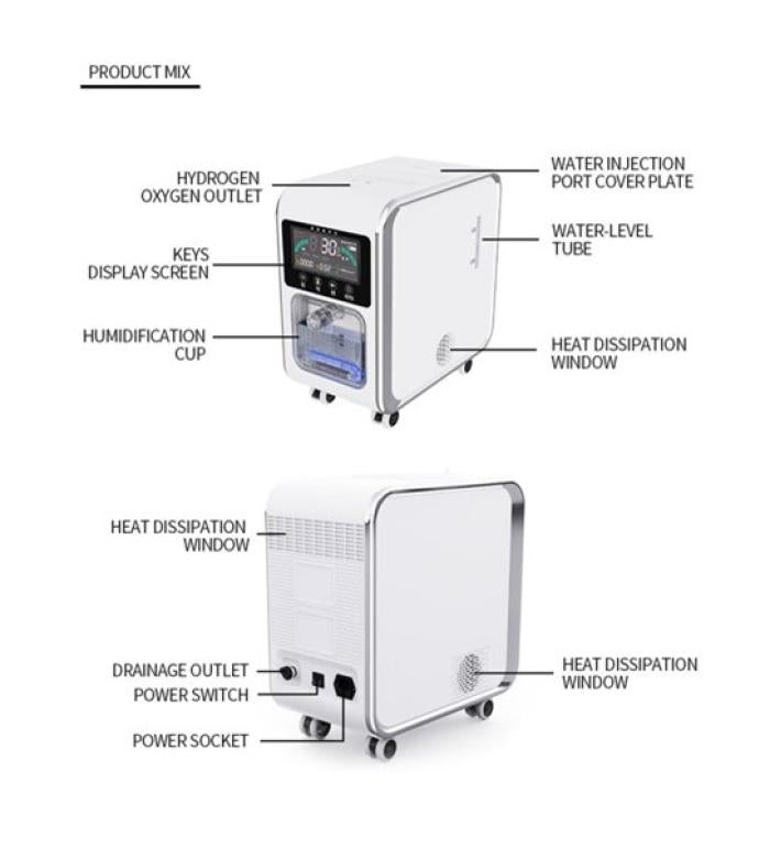 Ezylife Hydrogen-Oxygen Gas Generator/Inhaler/Wellness/Healthcare /Ezylife 氢氧机