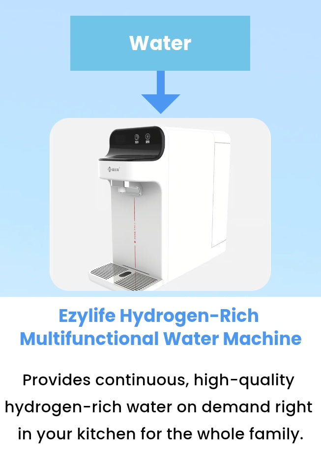 Ezylife Hydrogen-Rich Water Machine / Dispenser /micro-bubbles / sparking milk