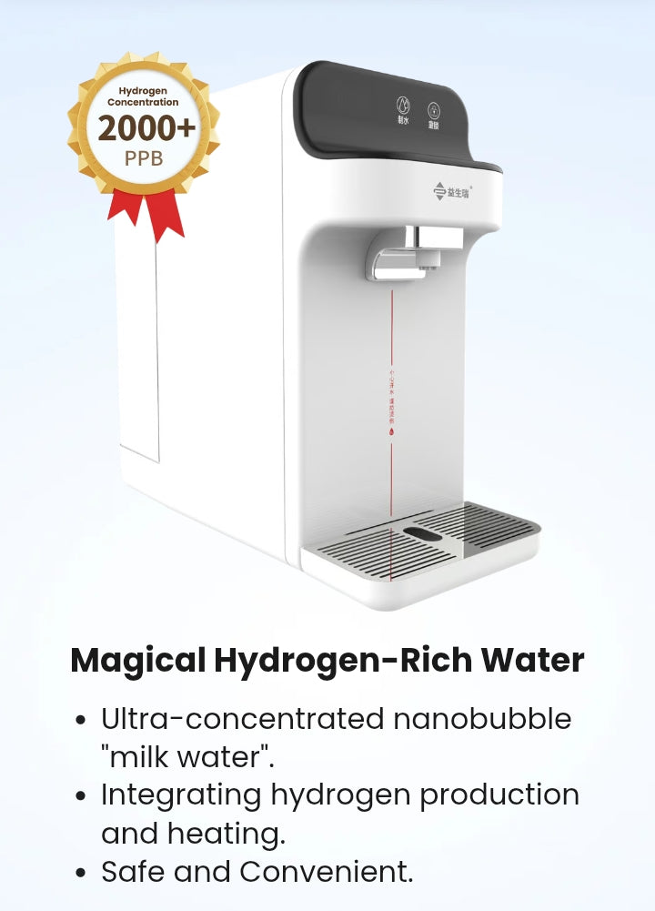 Ezylife Hydrogen-Rich Water Machine / Dispenser /micro-bubbles / sparking milk