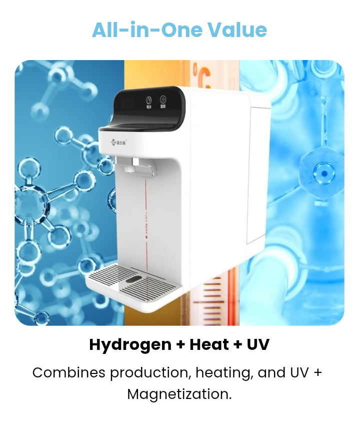 Ezylife Hydrogen-Rich Water Machine / Dispenser /micro-bubbles / sparking milk